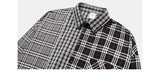 Patchwork Plaid Casual Shirt