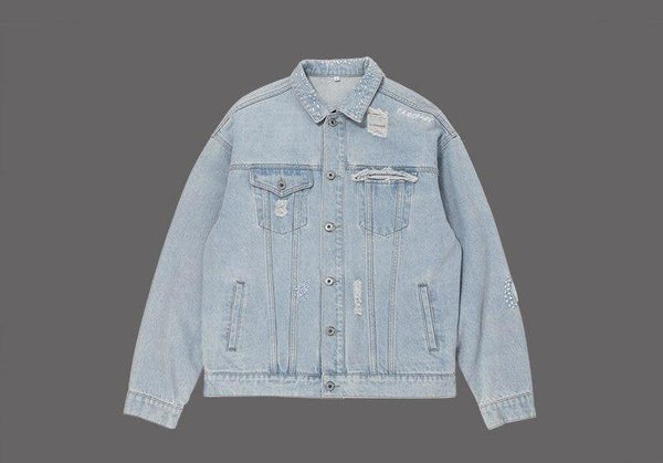 Distressed Denim Jacket